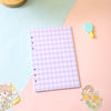 50 Sheet A5 A6 Loose-leaf Colorful Refill Inner Page Line Blank Grid Inner Page Inside Paper Stationery