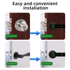 RAYKUBE US Free Delivery Tuya BLE Smart Fingerprint Door Lock Electronic Lock with Password/Key/Card/Tuya APP Unlock
