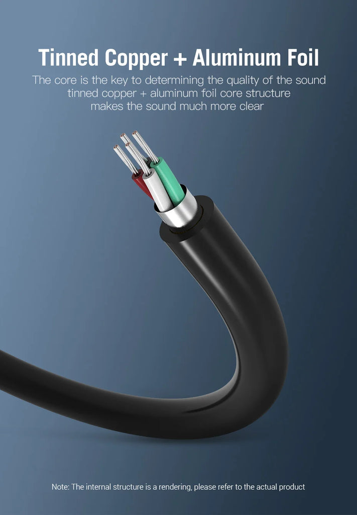 Vention USB External Sound Card USB to 3.5mm Audio Adapter with Microphone for PC Laptop MacBook PS5 Gaming Headset Sound Card