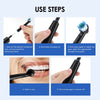 Electric Rotating Toothbrush 5 Modes Cleaning Teeth Brush Waterproof Rotary Electric Toothbrush With Timer with 8 Soft BrushHead