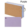Multifunctional DIY Index Cards Horizontal Line Binder Index Sticker Colorful Loof-leaf Notepad Students