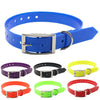 New Fashion Pet Dog Collar High Quality TPU + Nylon Waterproof Deodorant Resistant Dirt Easy Clean Collars 7 Colors Pet Supplies