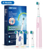 Electric Toothbrush Rotary Rechargeable Electric Toothbrush for Adults Rotating Electric Toothbrushes with 8 Soft Brush Heads
