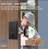 Wifi Tuya Tamper Proof Fingerprint Smart Lock for Keyless Entry Keypad Deadbolt Lock for Front Door Physical Key Remote Unlock