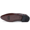Men's plus size pointed British men's formal single shoes, business leather shoes