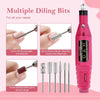 6 Color Portable Nail Polishing Machine NEW Nail Drill Machine Electric Nail Sander Nail Accessories Milling Cutter For Manicure