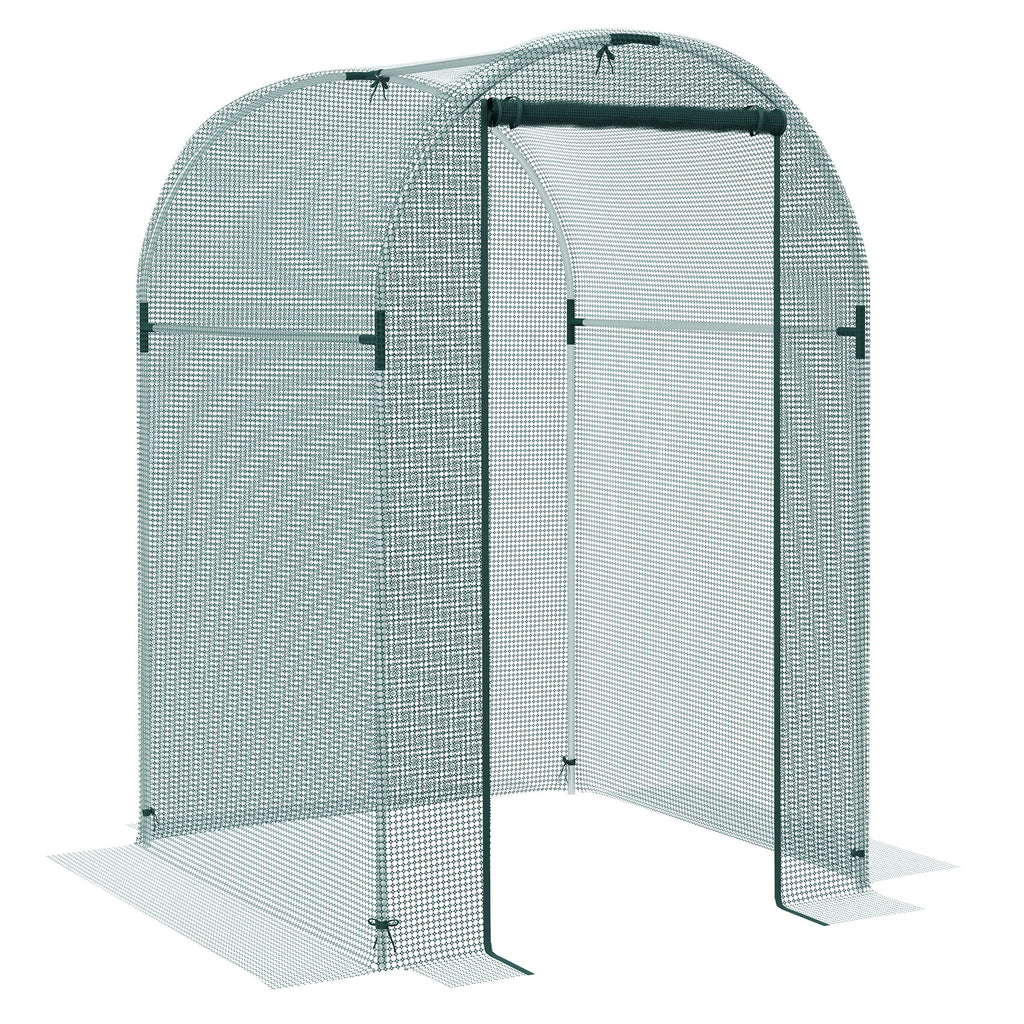 DodiOnline 120 x 120cm Mini Polytunnel Greenhouse