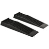 DodiOnline Pair of 2 Low Entrance Plastic Curb Ramps Anti-Slip Surface 3 Ton Capacity Garage Workshop Cars SUVs Small Vans