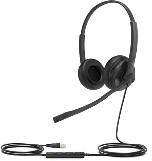 Yealink UH34 Dual USB Headset with leatherette ear cushion (Teams Edition)