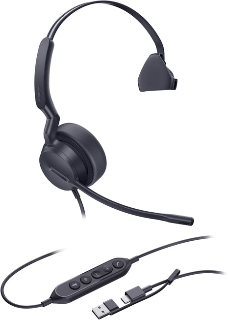 Yealink UH42 Mono USB-C/A Wired Headset
