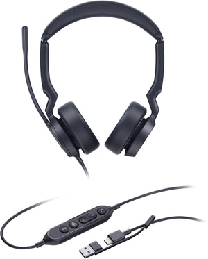 Yealink UH44 Dual USB-C/A Wired Headset (Teams Edition)
