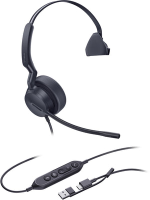 Yealink UH44 Mono USB-C/A Wired Headset (Teams Edition)