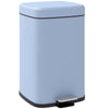 DodiOnline 20L Modern Boxy Metal Home Kitchen Bin - Light Blue