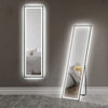DodiOnline 150 x 40cm Full Length Mirror, with Adjustable Lights - Black