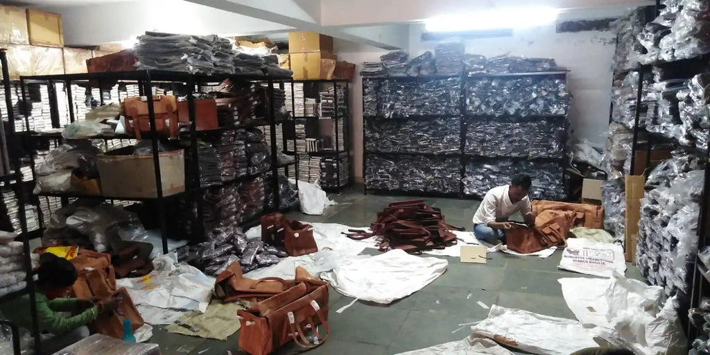 Women's Vintage Leather Tote Bags with Interior Pockets Shoulder Strap Messenger Bags