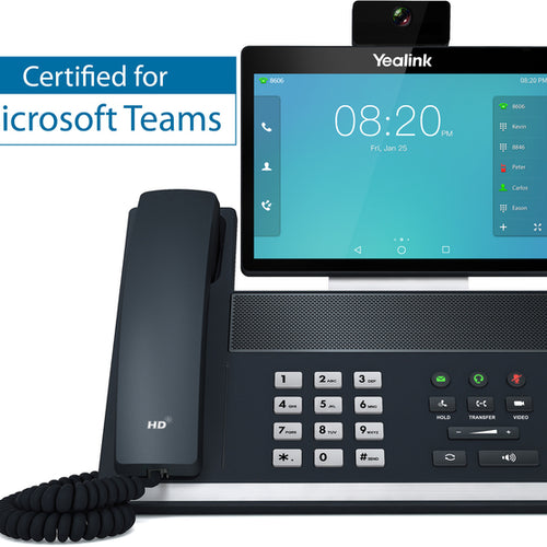 Yealink VP59 SIP Video Desk Phone (Compatible with Microsoft Teams)