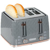 DodiOnline Four-Slice Honeycomb Toaster - Grey