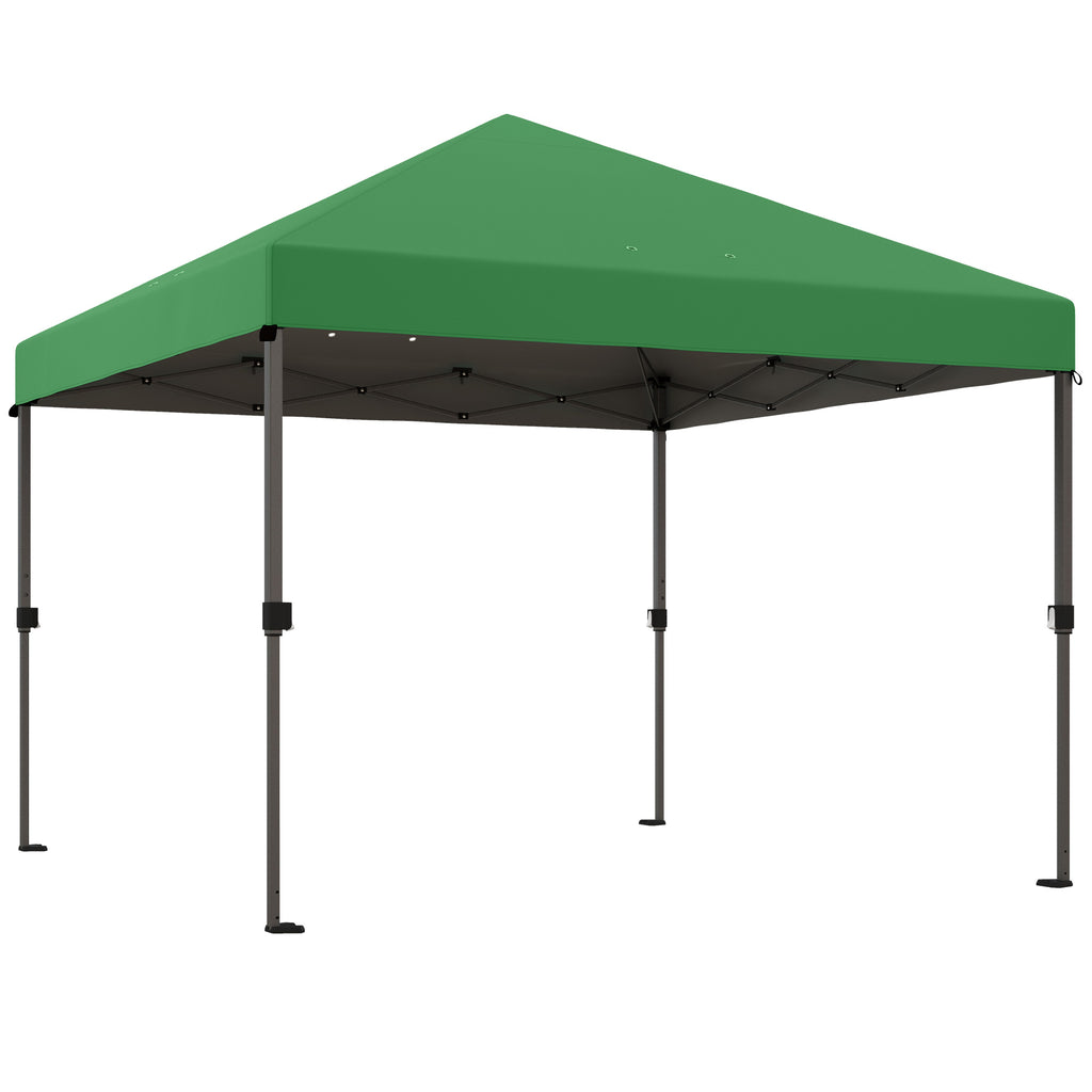 DodiOnline 3 x 3m Pop-Up Gazebo, with Accessories - Green