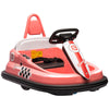 DodiOnline 6V Electric Kids Bumper Car, 6V Spin Waltz Car, with Music, Horn, Lights - Pink