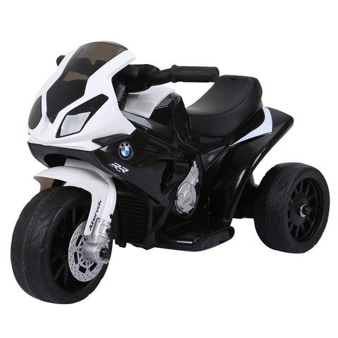 DodiOnline Electric Kids Ride on BMW Motorbike W/Headlights and Music, 6 V-Black