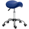 DodiOnline Saddle Stool, Height Adjustable Salon Chair for Massage Spa, Faux Leather, Brown