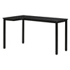 DodiOnline L-Shaped Gaming Desk, Computer Corner Desk, Home Office Workstation with Cable Management, 145 x 81 x 76cm, Black, Left