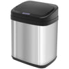 DodiOnline 20L LUXURY Automatic Sensor Dustbin Kitchen Waste Bin Rubbish Trashcan Auto Dustbin Stainless Steel with Bucket 33*25*42.5CM