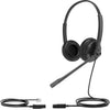 Yealink YHS34 Dual Wired Headset with foam ear cushion