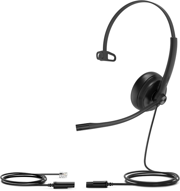 Yealink YHS34 Mono Wired Headset with foam ear cushion