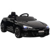 DodiOnline Audi Licensed 12V Kids Electric Ride-On, with Remote Control, Suspension System, Lights, Music, Motor - Black