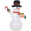 DodiOnline 6ft Inflatable Christmas Snowman, with Accessories