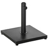 DodiOnline 11kg Square Cement Parasol Base Concrete Umbrella Weight Stand Holder Patio Outdoor Garden Black