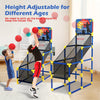 Kids Basketball Hoop Arcade Game W/Electronic Scoreboard Cheer Sound, Basketball Hoop Indoor Outdoor W/4 Balls, Basketball Game Toys Gifts For Kids 3-6 5-7 8-12 Toddlers Boys Girls