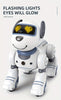 Kelaton Remote Control Toys: RC Robot, Infrared Remote Control Electronic Dog, Follow, Singing And Dancing, Ideal Gift For Family Or Friends' Birthdays Christmas Halloween.