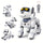 Kelaton Remote Control Toys: RC Robot, Infrared Remote Control Electronic Dog, Follow, Singing And Dancing, Ideal Gift For Family Or Friends' Birthdays Christmas Halloween.