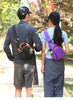 [Trendy Belt Bag] Trendy Nylon Belt Bag | Zipper Sling Bag with Side Pocket for Outdoor Sports