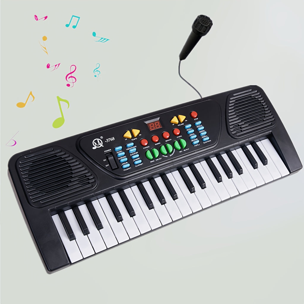 37 Keys Electronic Piano, Single Channel Children's Keyboard Piano, Portable Electronic Piano For Children, Music Piano Keyboard Educational Toys, For Boys Girls Starter Educational Toys Halloween Christmas Birthday Gifts