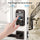 Fingerprint Front Door Lock Set with 2 Handles - Auto Lock & One-Touch Lock, Easy Install, Electronic Keypad Deadbolt, Keyless Entry Door Lock with Handle for Front Door