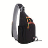 [Trendy Belt Bag] Trendy Nylon Belt Bag | Zipper Sling Bag with Side Pocket for Outdoor Sports