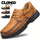 CLOHOO Men's Stitching Casual Shoes, Wear-resistant Anti-skid Lace-up Shoes With PU Leather Uppers For Outdoor, Men;s Daily Office Footwear For Spring And Autumn