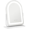 DodiOnline LED Vanity Mirror with Lights, 33 x 44.5cm Lighted Makeup Mirror with 3 Colour, 360° Rotation, Touch Screen, for Bedroom and Dressing Room, White