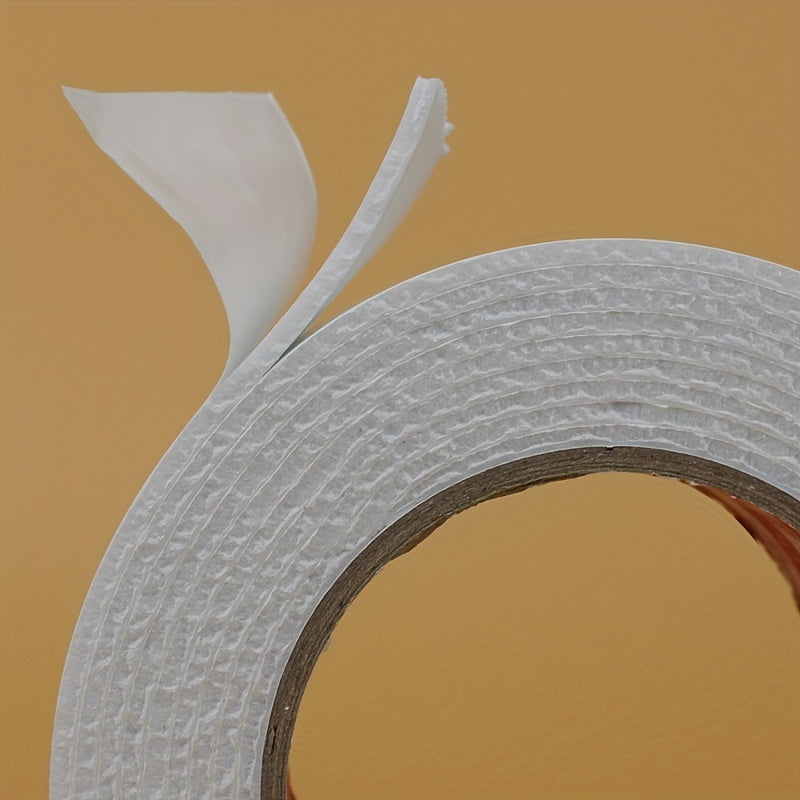 4 Rolls of Ultra-Strong Double-Sided Foam Tape - Mounting Tape for Home, Office, and Industrial Use - Heavy-Duty Foam Sponge Adhesive for Secure Bonding and Holding