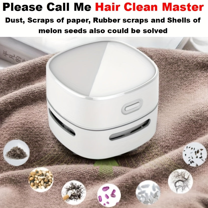 Wireless Handheld Desktop Vacuum Cleaner, Portable Smart Desktop Cleaning Robot for Home Use, Convenient for Cleaning Office And Study Desks, Ensuring a Worry-Free Learning And Working Environment, Can Be Given As a Christmas