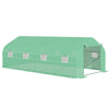 DodiOnline Polytunnel Greenhouse with Windows and Door, Walk in Greenhouse for Garden, Backyard (6 x 3 M)