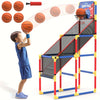 Kids Basketball Hoop Arcade Game W/Electronic Scoreboard Cheer Sound, Basketball Hoop Indoor Outdoor W/4 Balls, Basketball Game Toys Gifts For Kids 3-6 5-7 8-12 Toddlers Boys Girls