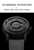 Mens Fashion Watch - Eye-Catching Cool Dial with Waterproof Rotating Magnetic Bead - Durable PU Leather Strap - Stylish Design for Fashion-Forward Gentlemen