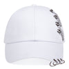 1pc 1pc Unisex Trendy Sunshade Adjustable Baseball Cap With Rivets For Outdoor Sport