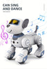 Kelaton Remote Control Toys: RC Robot, Infrared Remote Control Electronic Dog, Follow, Singing And Dancing, Ideal Gift For Family Or Friends' Birthdays Christmas Halloween.