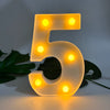 1pc Alphabet Letter LED Lights Luminous Number Lamp Decor, Battery Night Ligh, t For Home Wedding Birthday Christmas Party Decoration Letters Numbers Light, Home Decor