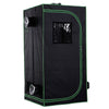 DodiOnline Mylar Hydroponic Grow Tent with Adjustable Vents and Floor Tray for Indoor Plant Growing, 80 x 80 x 160cm